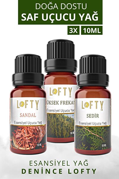 Lofty Sedir, Sandal, Yüksek Frekans Uçucu Yağ Buhurdanlık Esansı Oda Kokusu E...