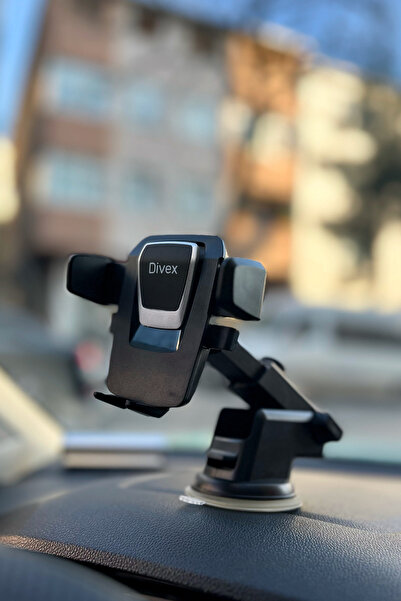 PlusOto Araç İçi Uzayan Ayarlanabilir Cam Ve Torpido İçin Vantuzlu Telefon Tu...