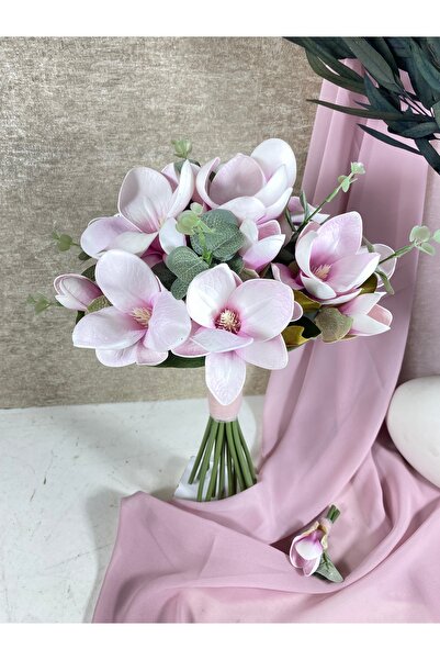 Buketlife Pembe  manolya buketi