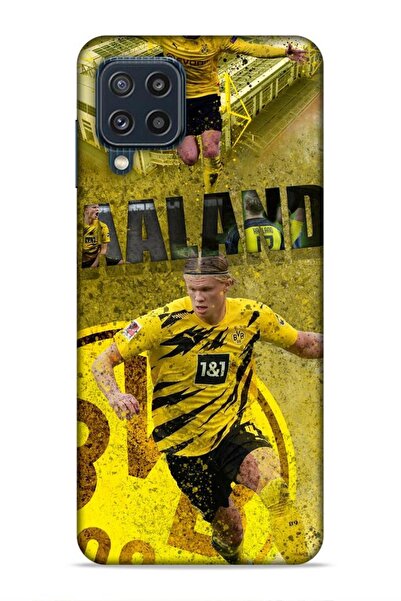 Lopard Samsung Galaxy M32 Luna Footballers 27 Erling Haaland Laser Cut Silicone
