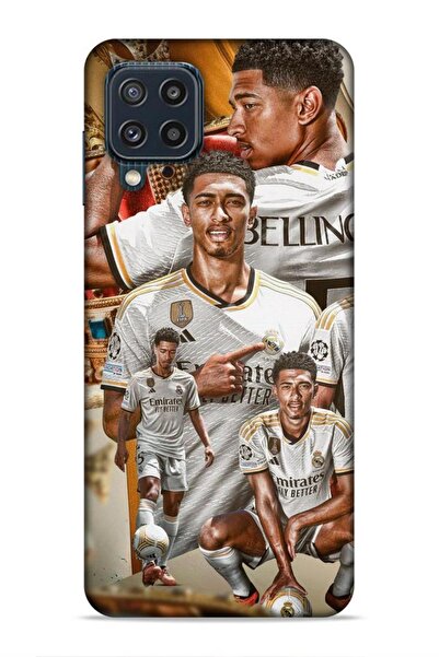 Lopard Case for Samsung Galaxy M32 Omega Footballers 12 Jude Bellingham White Design