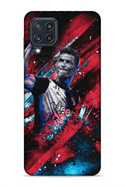 Lopard Case for Samsung Galaxy M32 Luna Footballers 10 Ronaldo Red Full Hd