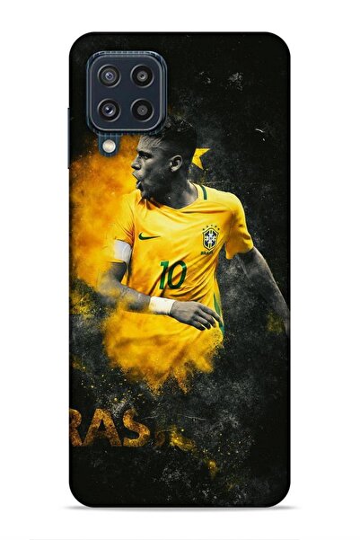 Lopard Case for Samsung Galaxy M32 Milce Footballers 20 Jr Neymar Yellow Color