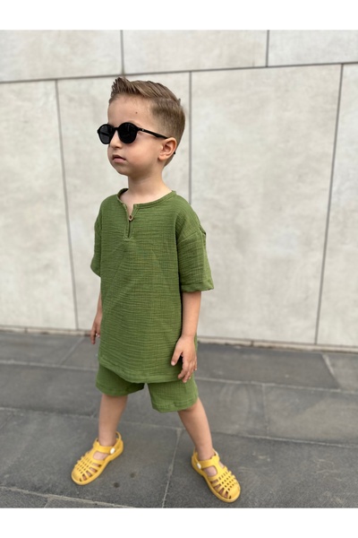 barin kids Child 100% cotton unisex bohemian Set