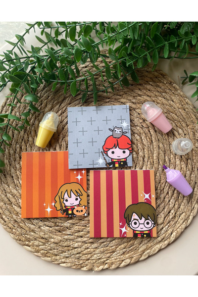 steplanner Harry Potter Notepad/memopad Not Defter Seti