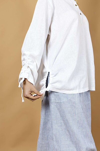 SARE ERKMEN Maternity Linen Shirt