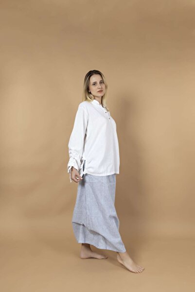 SARE ERKMEN Maternity Linen Shirt