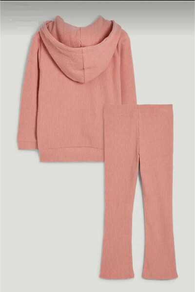 OliveYouMom COPY - Nilche Hooded Ribbed Spanish Leg Girl's 2-Piece Set