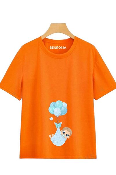 BENROMA Tricou de maternitate cu imprimeu loose fit