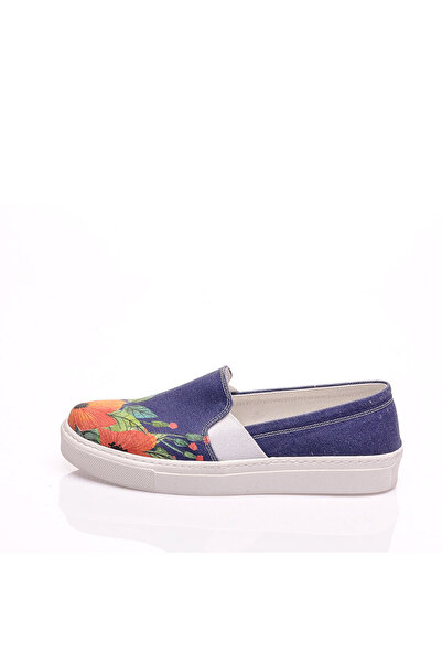 Streetfly Keten Renkli Kadın Sneaker