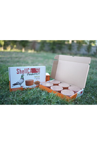 ShellCA NATURAL HEALTH CARE Shellca Peakpot 6'lı Paket Güvercinler Için Pikpot