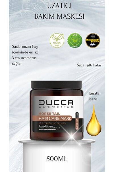 BY DUCCA قناع العناية بالشعر الاحترافي بذيل الحصان من دوكا 500 مل (ذيل الحصان)