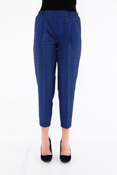 ALEXANDERGARDI Patterned Pleated Trousers (B21-1010)