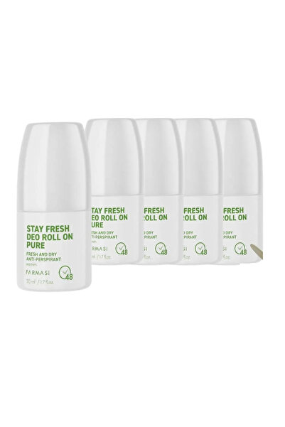 Farmasi Stay Fresh Deo Roll On Pure 50 ml Kadın 5 X Adet