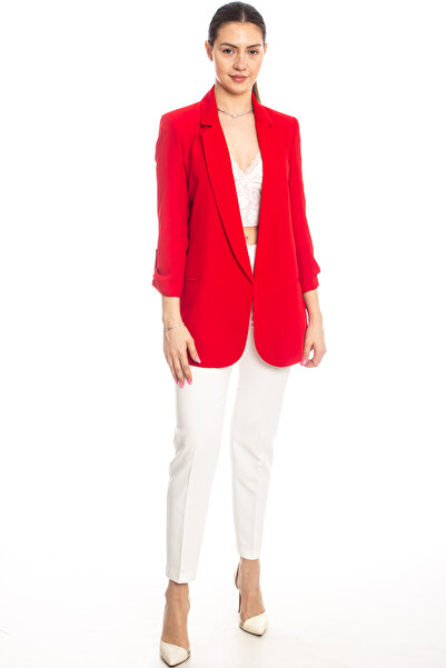 ZARAZA Kıvrık Kollu Blazer