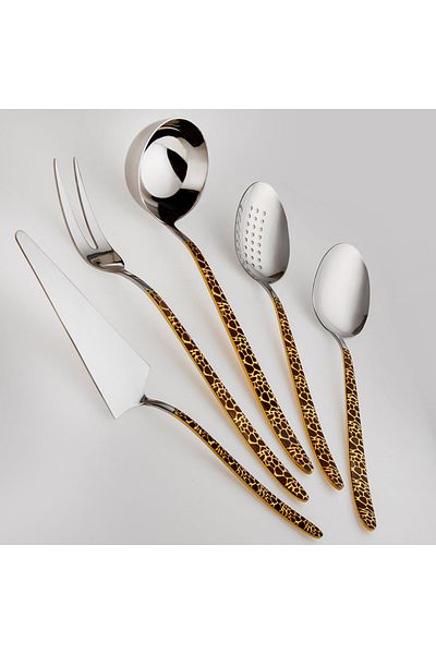 Jumbo 9400 Safari Black Gold 5 Piece Service Set