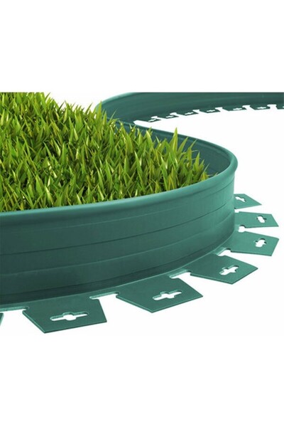 Genel Markalar Çim Ayırıcı / Sınırlandırıcı Plastik Ayraç 10 Metre – Yeşil