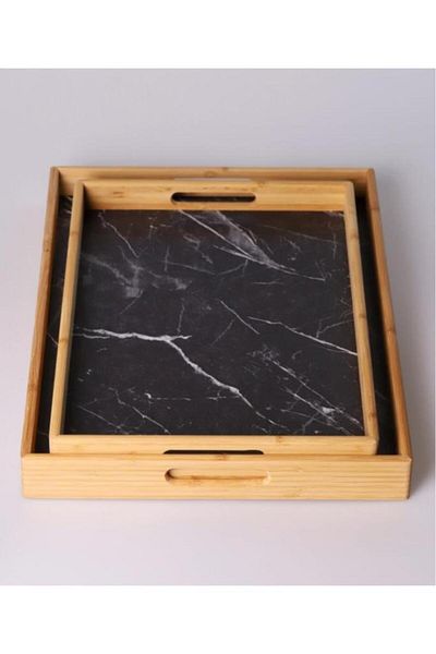 Atbyhome Atby Bambum - Marbella Black Set of 2 Large-medium