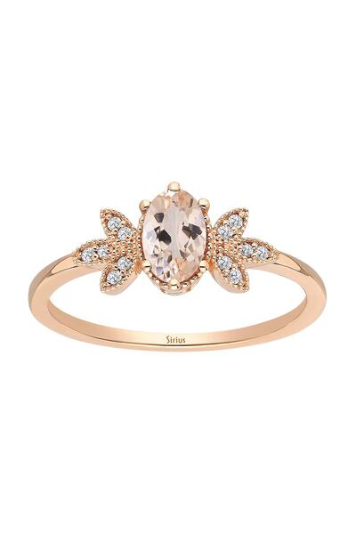 Sirius Pırlanta Pırlanta Ve Morganite Taşlı Marbella Yüzük