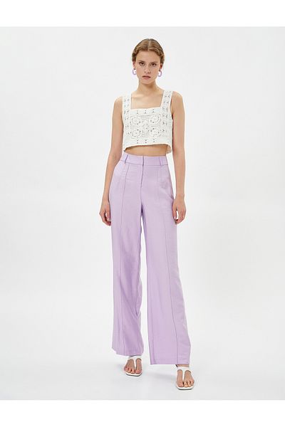 Koton Crochet Crop Tank Top