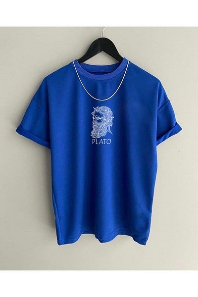 Pasage Μαύρο μπλουζάκι Azurco Oversize Plato