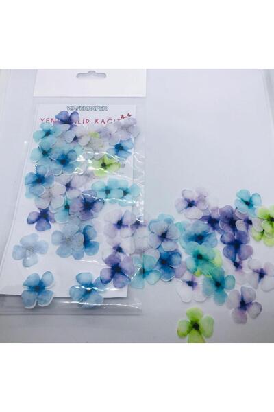 Yenilebilir Kağıt Wafer paper Yonca Çiçek  Resimli Yenilebilir Pasta Kurabiye Süsü