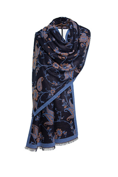 MAWLANA CASHMERE & SILK ŞAL JACQUARD MODAL CAȘMIR (FLOARE)