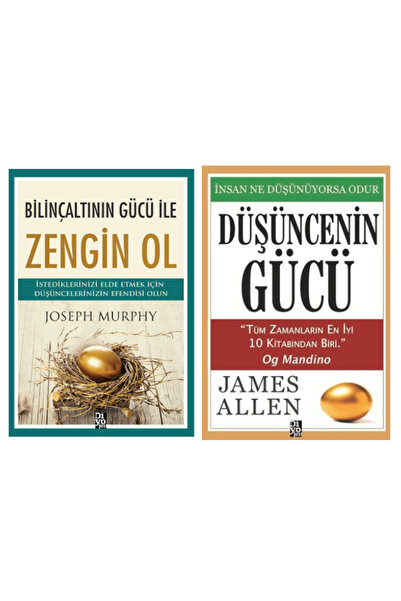 Diyojen Yayıncılık BİLİNÇALTININ GÜCÜ İLE ZENGİN OL( JOSEPH MURPHY)- DÜŞÜNCENİN GÜCÜ( JAMES ALLEN)