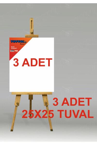 tuvval 25x25 tuval (3 adet)
