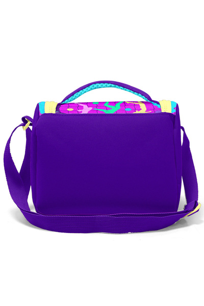 Coral High Kids Pink Purple Volleyball Patterned Thermo Lunch Box 11761