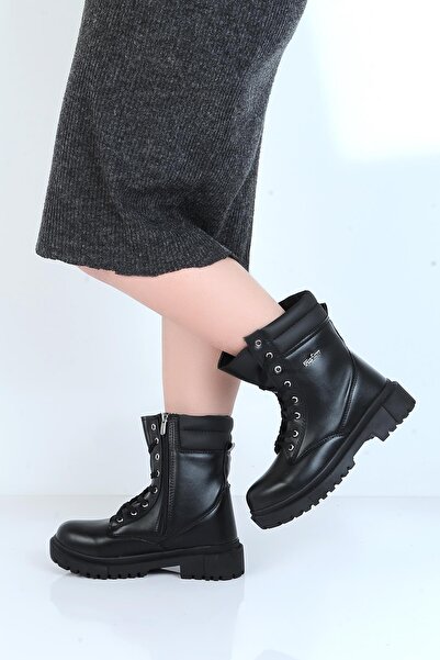 Twingo Γυναικείες Flat Μπότες 7200 Black Nova Shearling