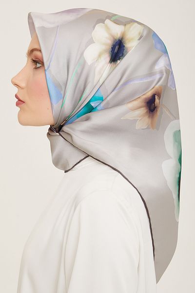 Armine Μεταξωτό Φουλάρι ARMINE 9105D - Τ-Print
