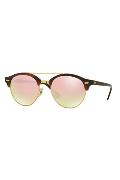 Ray-Ban Men 0RB4346 Round Sunglasses, Gold