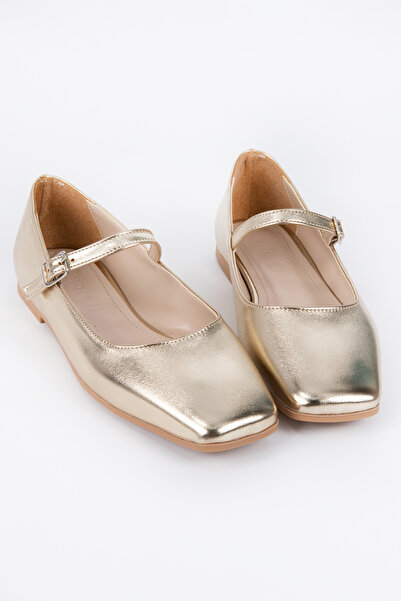 Diardi Kadın Altın Rengi Günlük  Babet