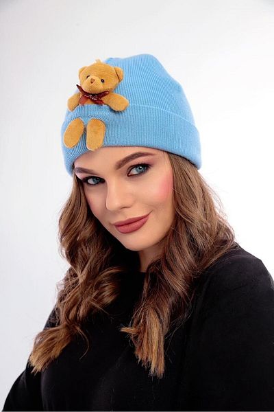 MAMAYAGA Unisex Bear Sports Design elegant Cadou Baby Blue Beanie
