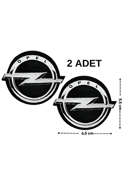 Megas Etiket Ütü ile Yapışan "Opel" Logo Dokuma Arma/Yama