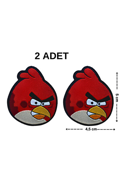 Megas Etiket Ütü ile Yapışan " Terence" Kırmızı Karakter Dokuma Arma/Yama