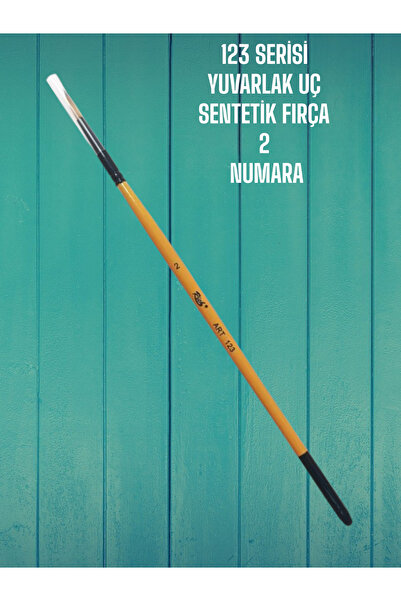 SEYFİKİRTASİYE 2 Numara 123 Serisi Yuvarlak Uç Fırça Sentetik Kıl