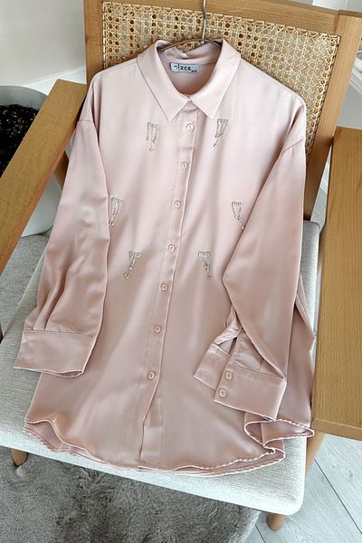 Gizce Roli Dried Rose Tunic