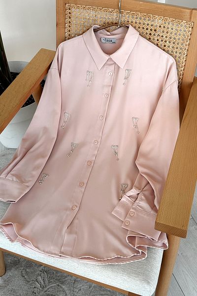 Gizce Roli Dried Rose Tunic