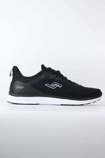 Jump - 29585 Black Knitted Men's Sports Shoes