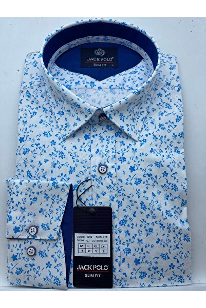 Jack Polo Pamuk Likra Slim Fit Erkek Gömlek