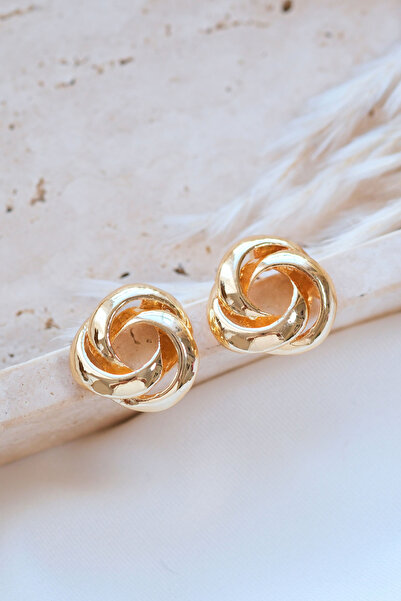 AURRARİ Gold Loop Küpe