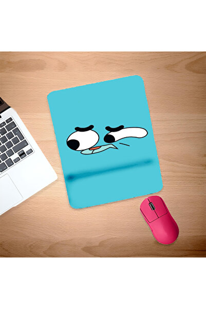 UcuruStore Gumbal Blue Ορθογώνιο Mouse Pad με Πλήρη Υποστήριξη Καρπού