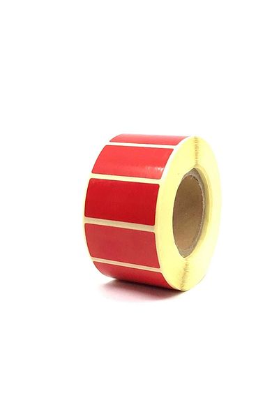 Mikronbil 20x40 1000 Li Laminated Thermal Label Red