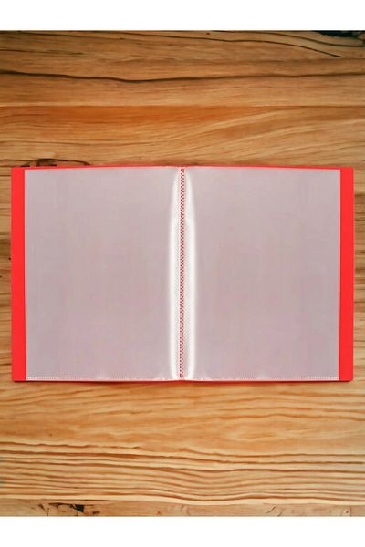 SEYFİKİRTASİYE 40 SHEETS RED A4 PRESENTATION FILE NOKY PRIME HIGH QUALITY POUCH THICKNESS DOMESTIC PRODUCTION
