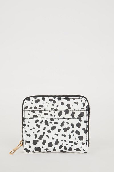 DeFacto Women's Zebra Patterned Faux Leather Wallet B1590Axns