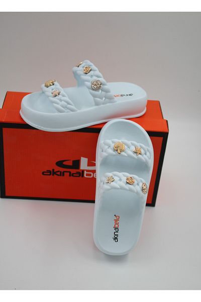Honeysuitcase Akınalbella Ultrasoft Stoned Women's Slippers