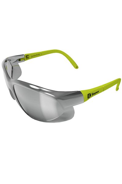 Baymax S900 Curved Silver Mirrored Antifog Protective Glasses 12 Pieces