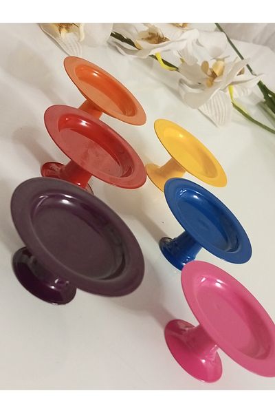 AZRAM HOUSE 6 Colored Turkish Delight Bowl